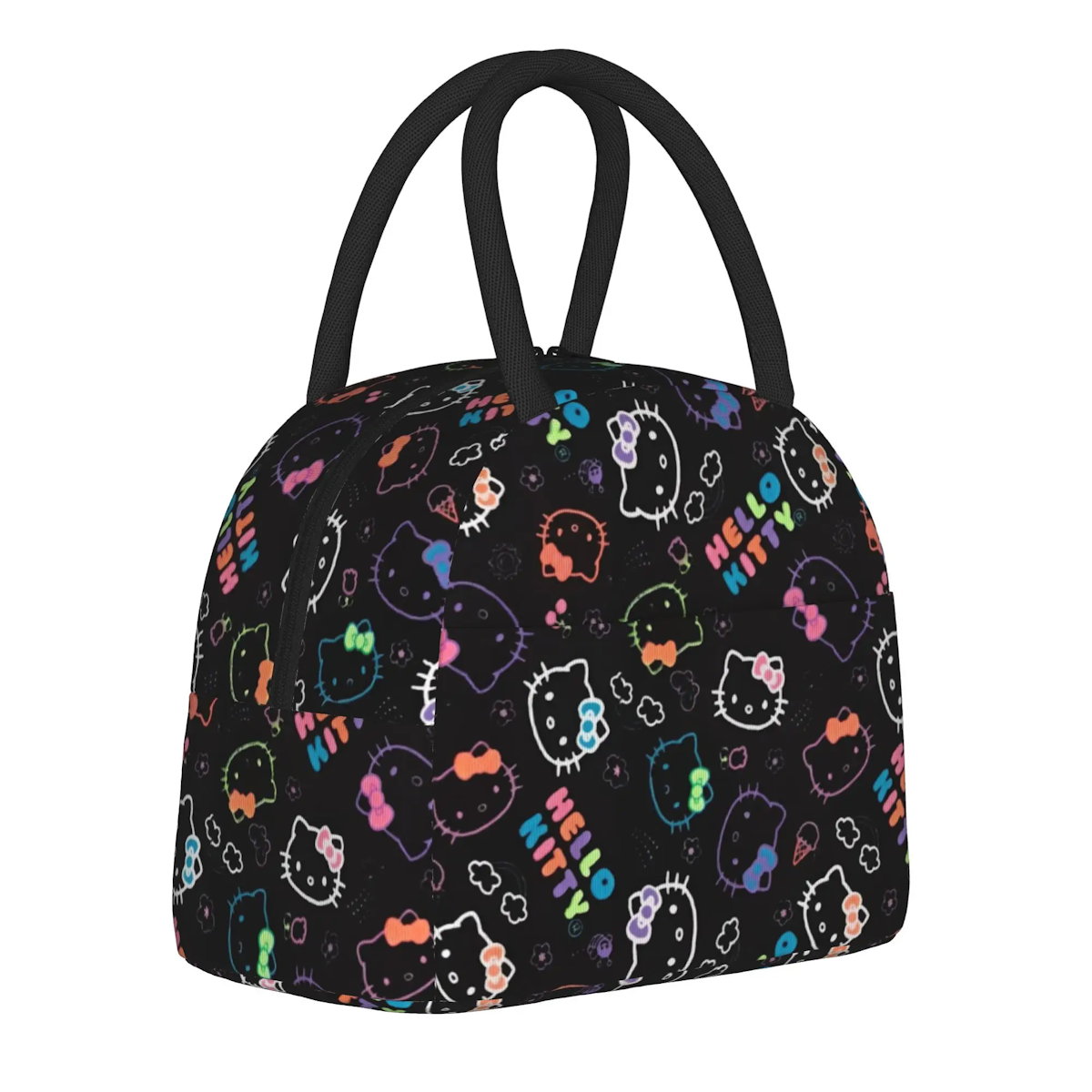 Hello Kitty Lunch Bags Cute Pattern Portable Insulated Totes for School Lunch - ChildAngle