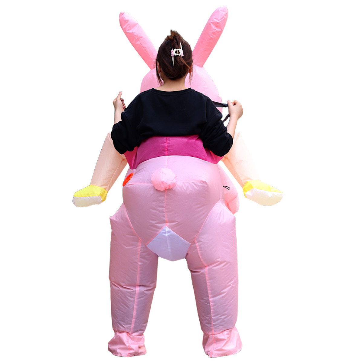 Teens and Adults Animal Riding Inflatable Costumes Riding Rooster Frog Bee Shark - ChildAngle