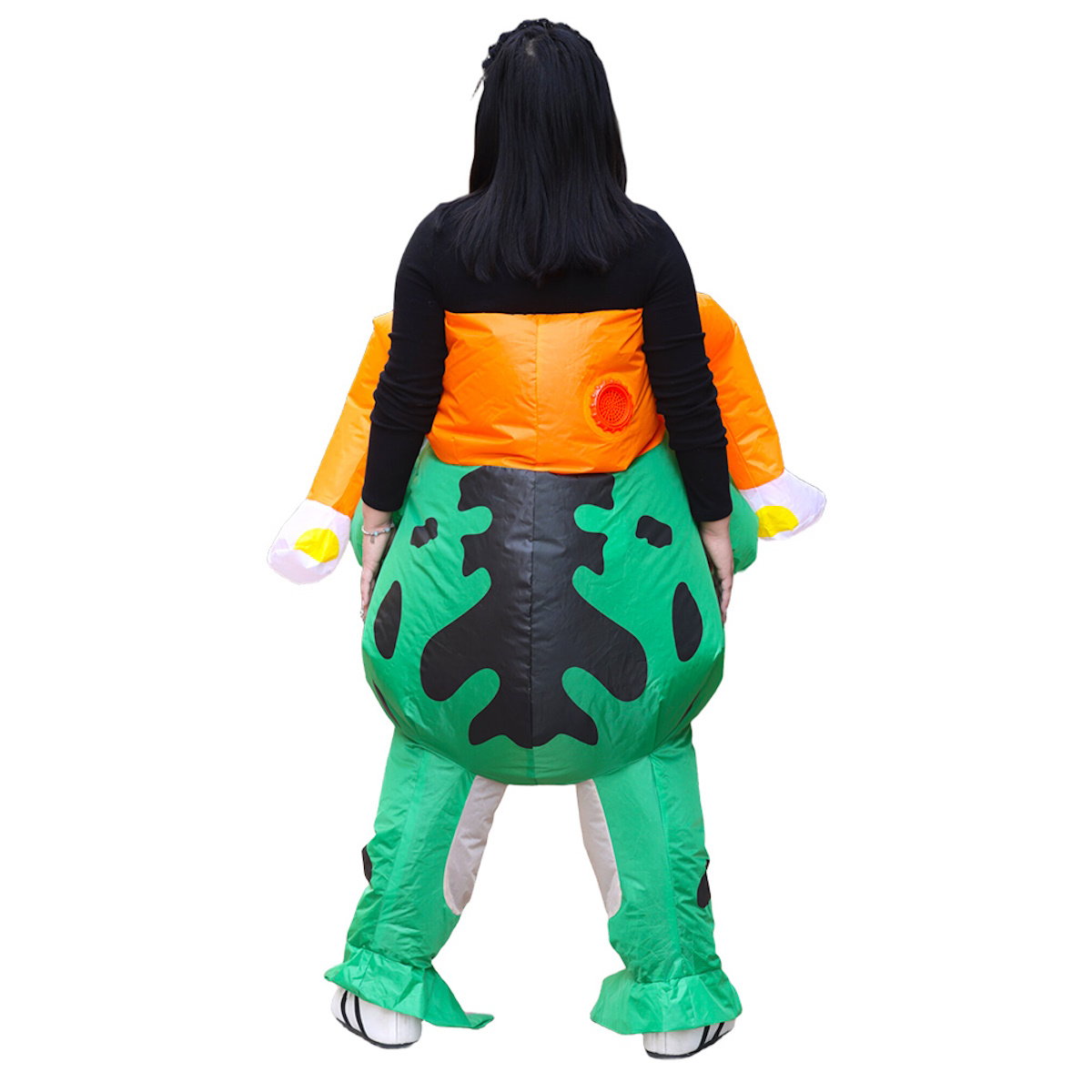 Teens and Adults Animal Riding Inflatable Costumes Riding Rooster Frog Bee Shark - ChildAngle