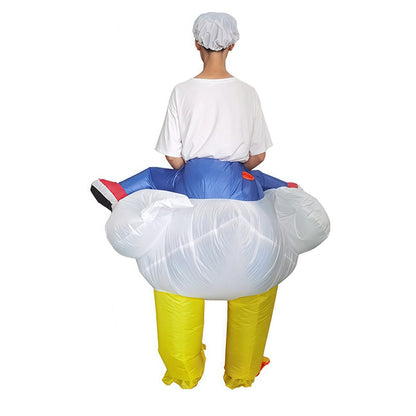 Teens and Adults Animal Riding Inflatable Costumes Riding Rooster Frog Bee Shark - ChildAngle