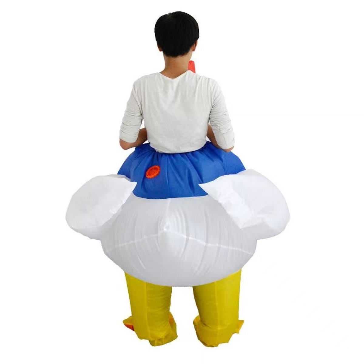 Teens and Adults Animal Riding Inflatable Costumes Riding Rooster Frog Bee Shark - ChildAngle