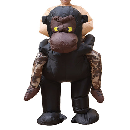 Teens and Adults Animal Riding Inflatable Costumes Riding Rooster Frog Bee Shark - ChildAngle