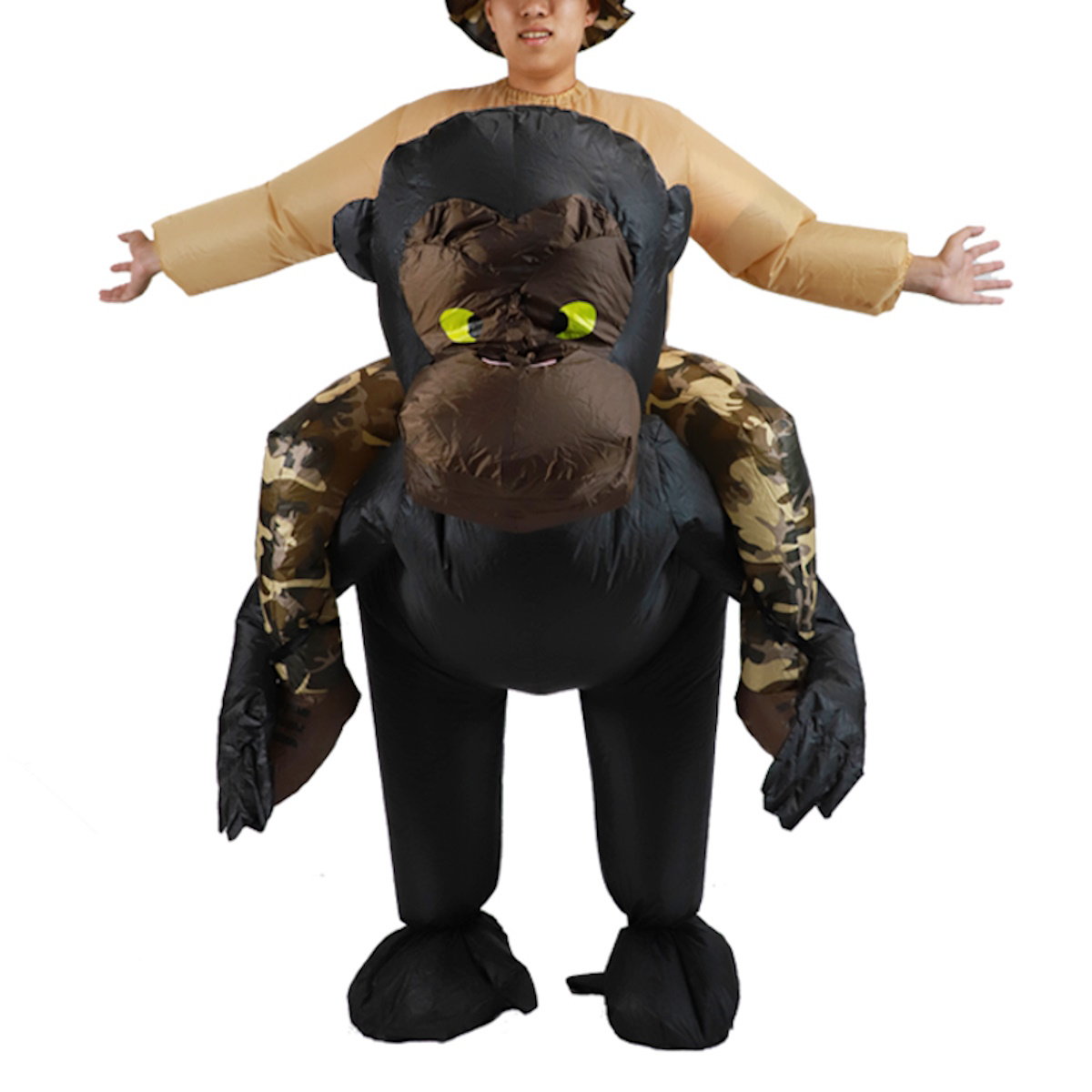 Teens and Adults Animal Riding Inflatable Costumes Riding Rooster Frog Bee Shark - ChildAngle