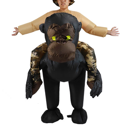 Teens and Adults Animal Riding Inflatable Costumes Riding Rooster Frog Bee Shark - ChildAngle
