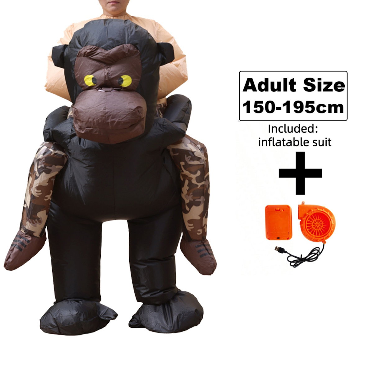 Teens and Adults Animal Riding Inflatable Costumes Riding Rooster Frog Bee Shark - ChildAngle