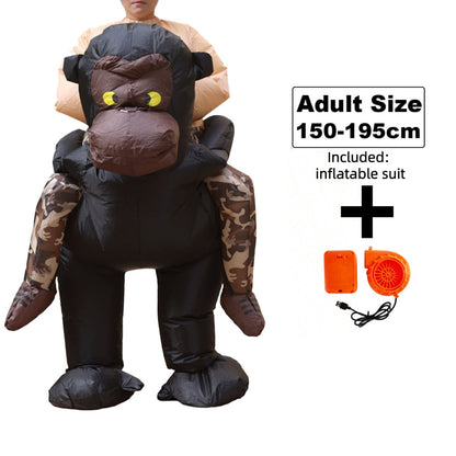 Teens and Adults Animal Riding Inflatable Costumes Riding Rooster Frog Bee Shark - ChildAngle