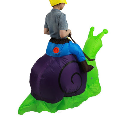 Teens and Adults Animal Riding Inflatable Costumes Riding Rooster Frog Bee Shark - ChildAngle