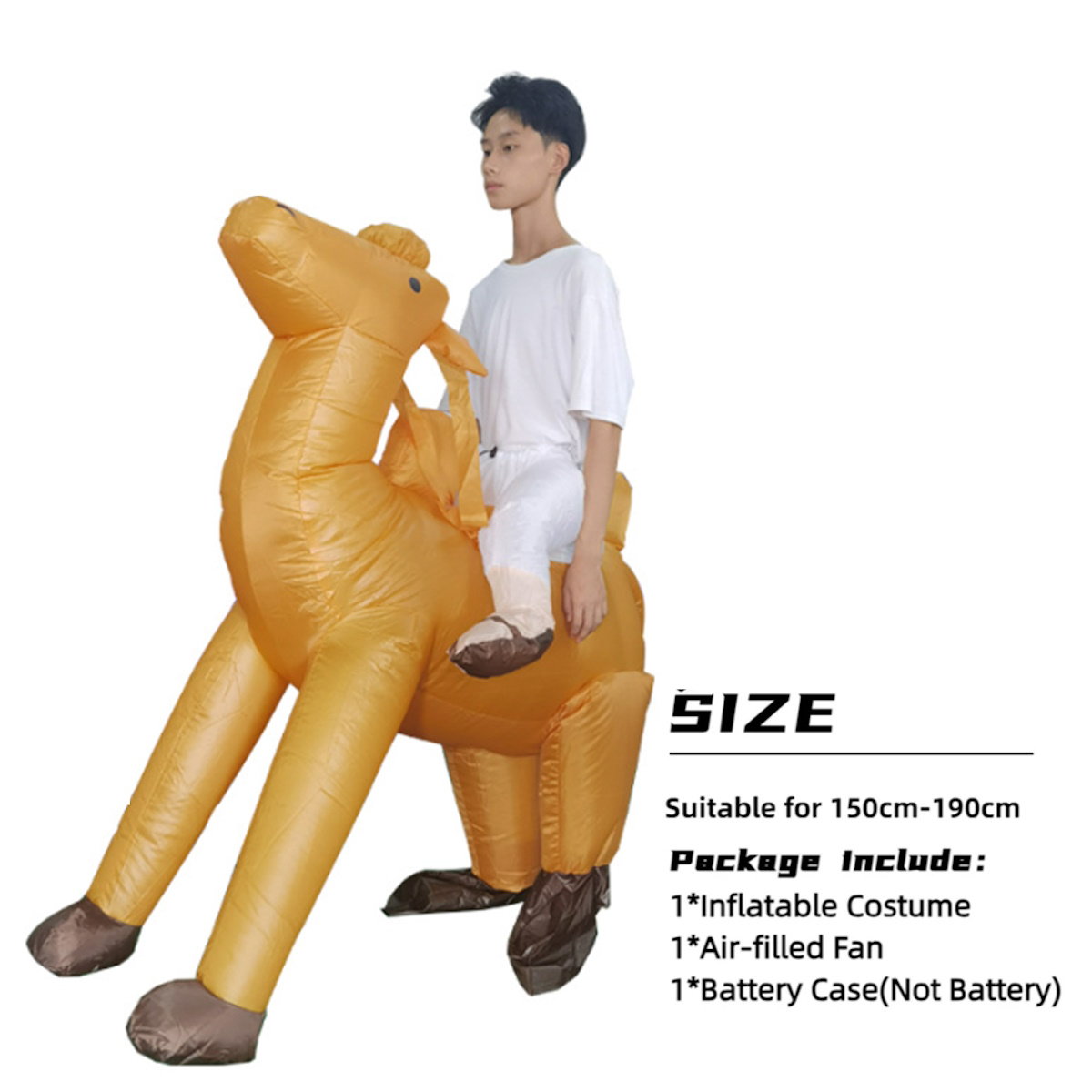 Teens and Adults Rider Animal Inflatable Costumes Riding Tiger Dog Elephant Bear Donkey - ChildAngle