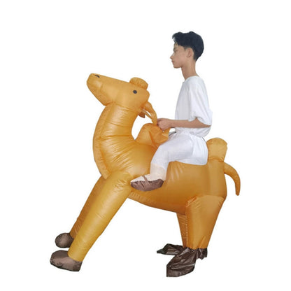 Teens and Adults Rider Animal Inflatable Costumes Riding Tiger Dog Elephant Bear Donkey - ChildAngle