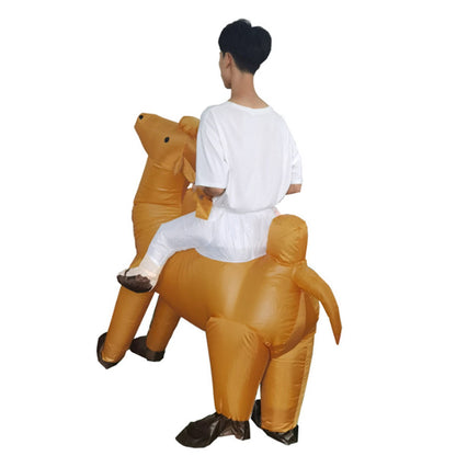 Teens and Adults Rider Animal Inflatable Costumes Riding Tiger Dog Elephant Bear Donkey - ChildAngle