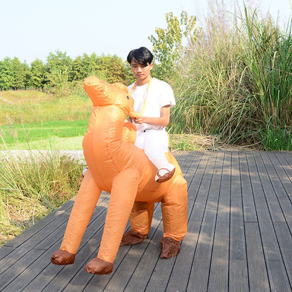 Teens and Adults Rider Animal Inflatable Costumes Riding Tiger Dog Elephant Bear Donkey - ChildAngle