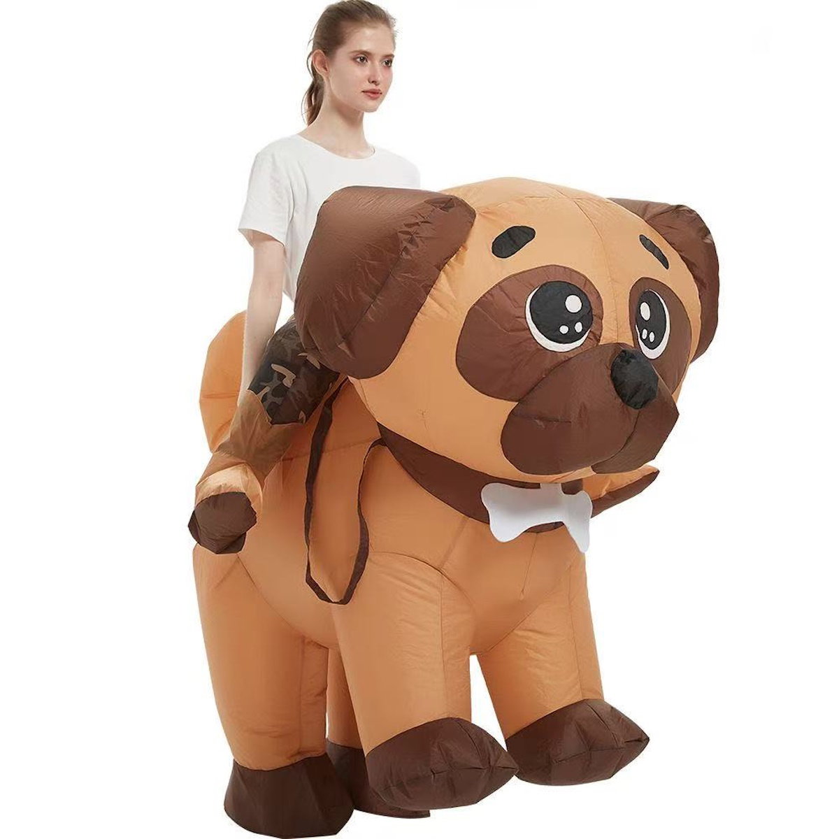 Teens and Adults Rider Animal Inflatable Costumes Riding Tiger Dog Elephant Bear Donkey - ChildAngle