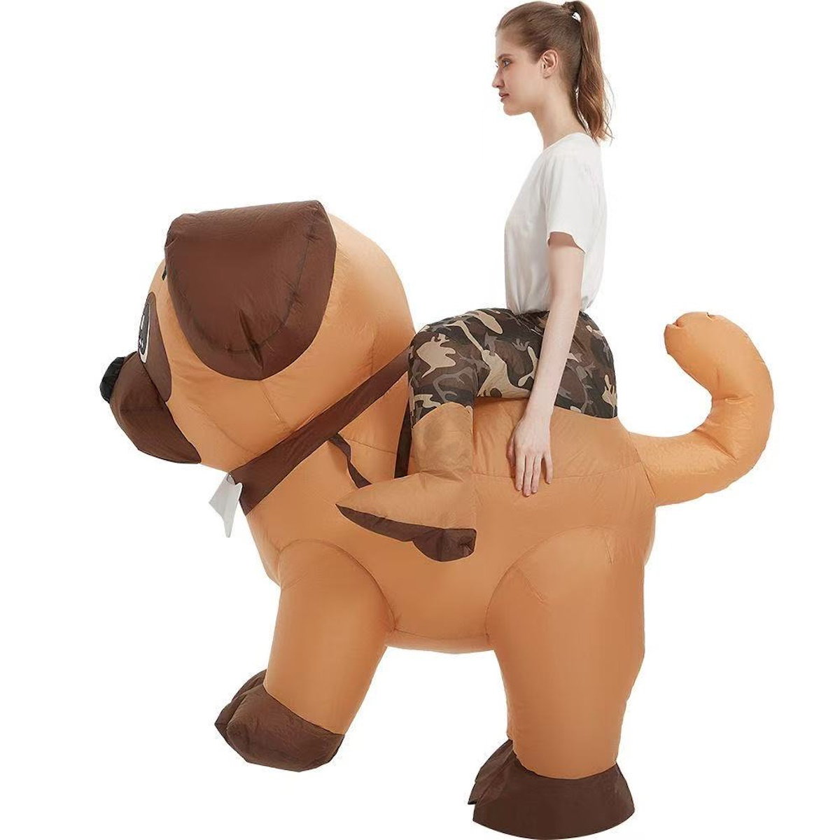 Teens and Adults Rider Animal Inflatable Costumes Riding Tiger Dog Elephant Bear Donkey - ChildAngle