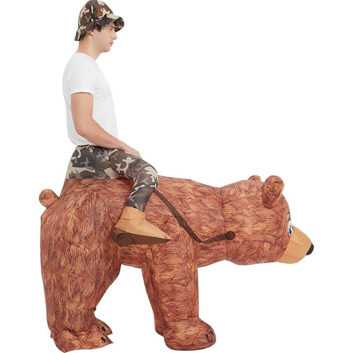 Teens and Adults Rider Animal Inflatable Costumes Riding Tiger Dog Elephant Bear Donkey - ChildAngle