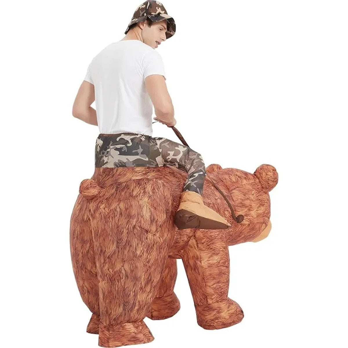 Teens and Adults Rider Animal Inflatable Costumes Riding Tiger Dog Elephant Bear Donkey - ChildAngle