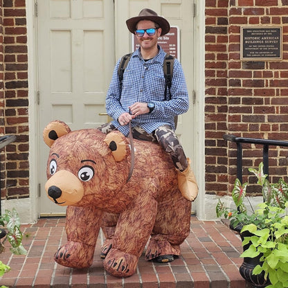 Teens and Adults Rider Animal Inflatable Costumes Riding Tiger Dog Elephant Bear Donkey - ChildAngle