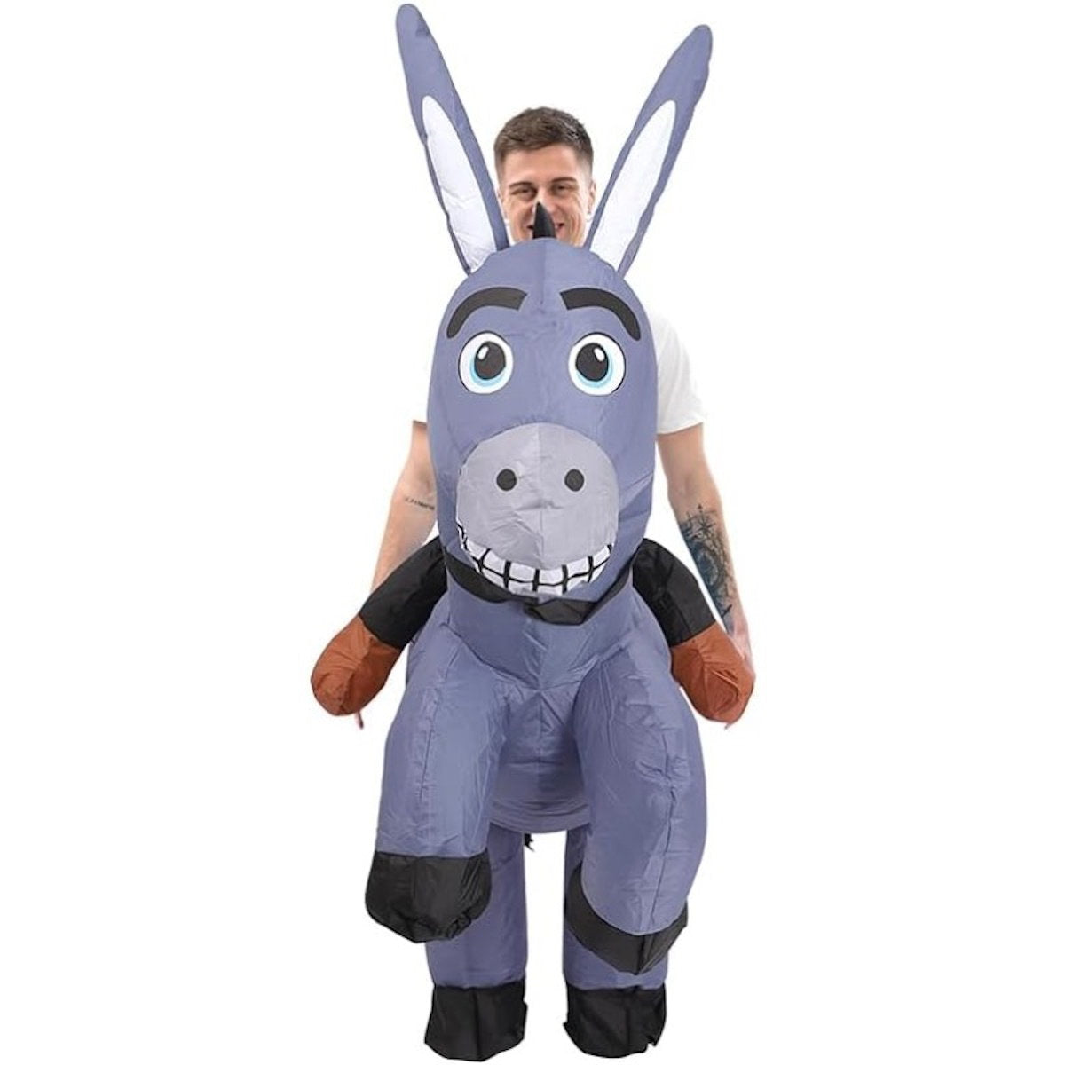 Teens and Adults Rider Animal Inflatable Costumes Riding Tiger Dog Elephant Bear Donkey - ChildAngle