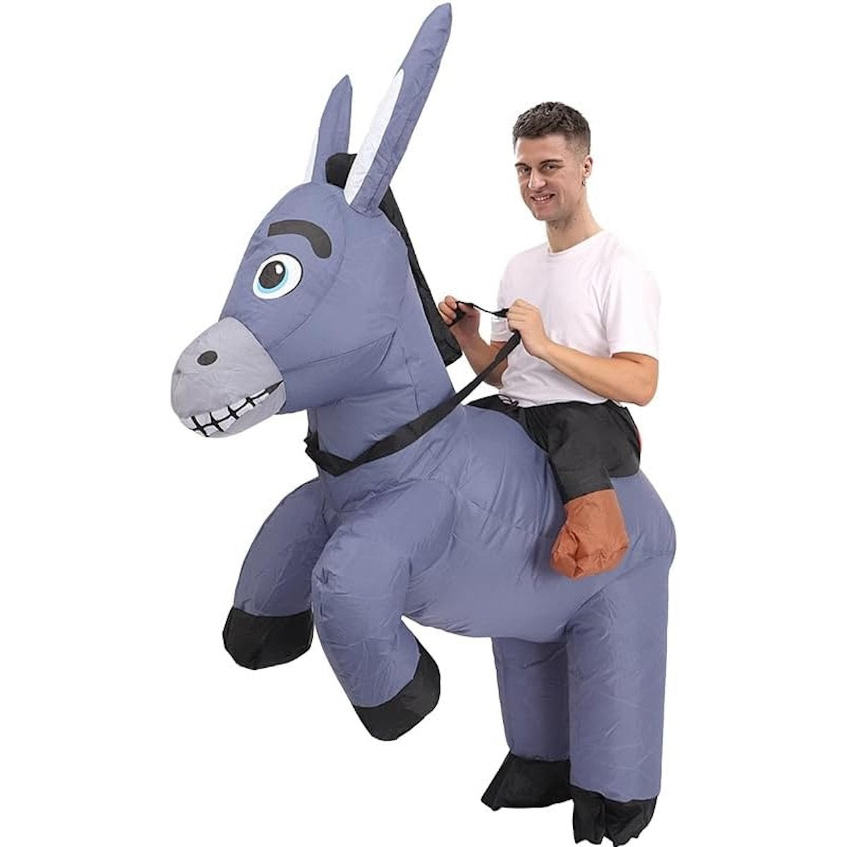 Teens and Adults Rider Animal Inflatable Costumes Riding Tiger Dog Elephant Bear Donkey - ChildAngle