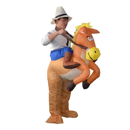 Teens and Adults Rider Animal Inflatable Costumes Riding Tiger Dog Elephant Bear Donkey - ChildAngle