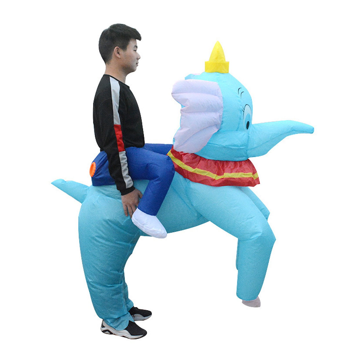 Teens and Adults Rider Animal Inflatable Costumes Riding Tiger Dog Elephant Bear Donkey - ChildAngle