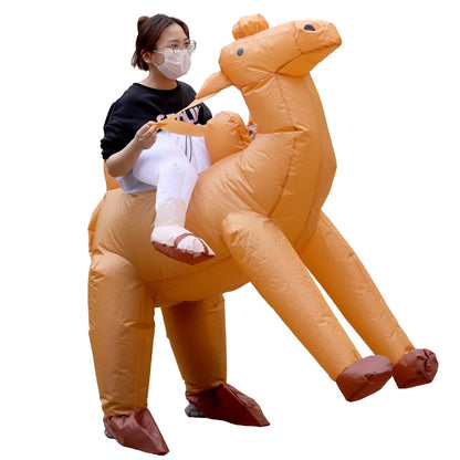 Teens and Adults Rider Animal Inflatable Costumes Riding Tiger Dog Elephant Bear Donkey - ChildAngle