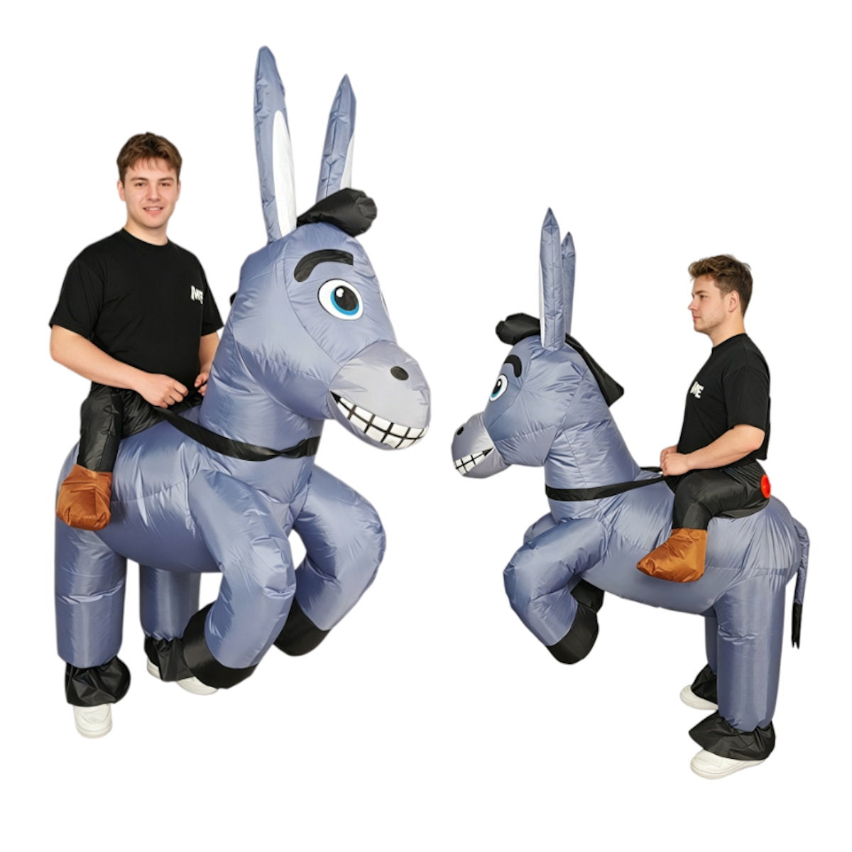 Teens and Adults Rider Animal Inflatable Costumes Riding Tiger Dog Elephant Bear Donkey - ChildAngle