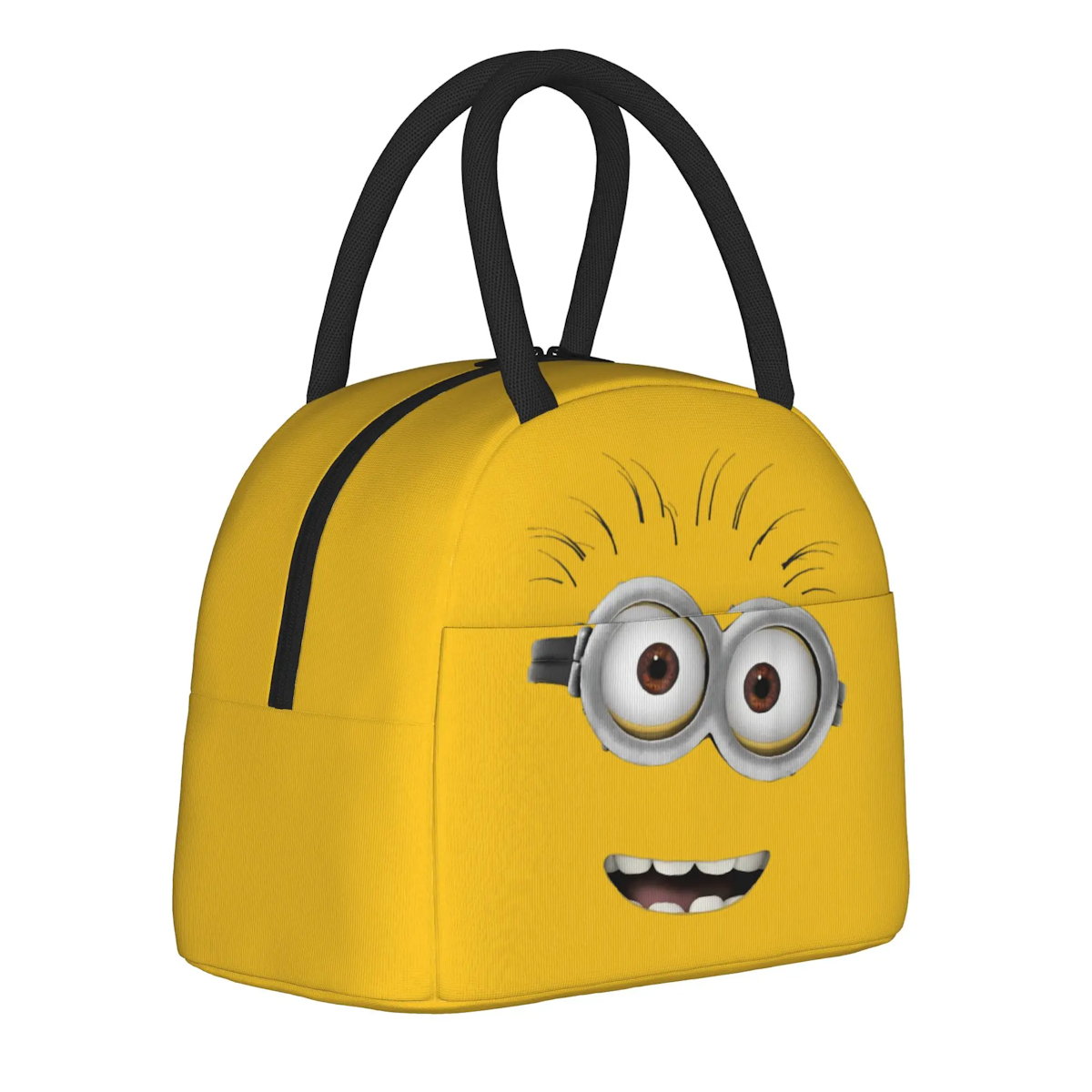 Minion Lunch Bag Large Capacity Wide Zipper Portable Lunch Bag for Students - ChildAngle