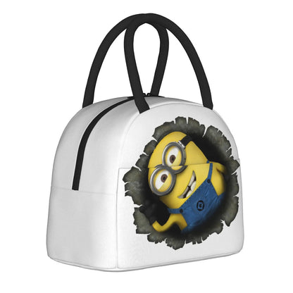 Minion Lunch Bag Large Capacity Wide Zipper Portable Lunch Bag for Students - ChildAngle