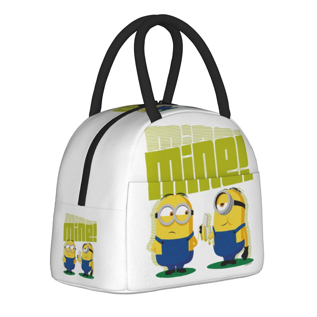 Minion Lunch Bag Large Capacity Wide Zipper Portable Lunch Bag for Students - ChildAngle