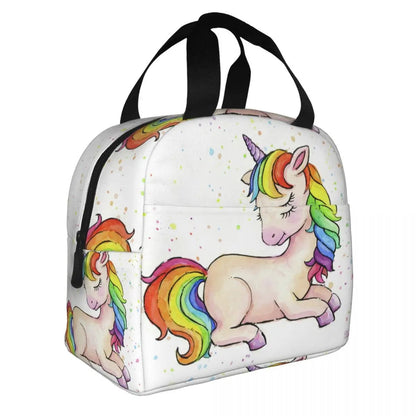 Unicorn Lunch Bag for Bento Boxes Portable Lunch Bag for Students - ChildAngle
