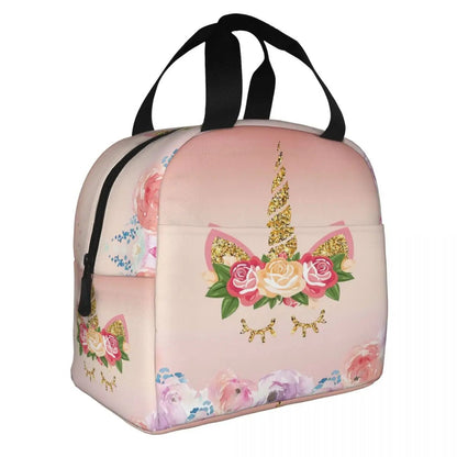 Unicorn Lunch Bag for Bento Boxes Portable Lunch Bag for Students - ChildAngle