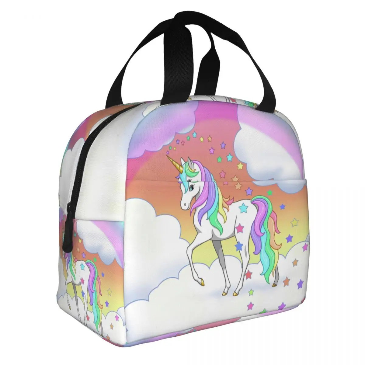 Unicorn Lunch Bag for Bento Boxes Portable Lunch Bag for Students - ChildAngle