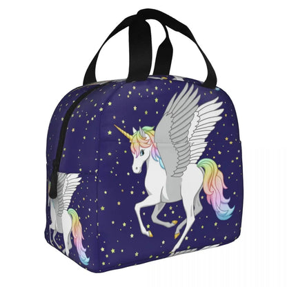 Unicorn Lunch Bag for Bento Boxes Portable Lunch Bag for Students - ChildAngle