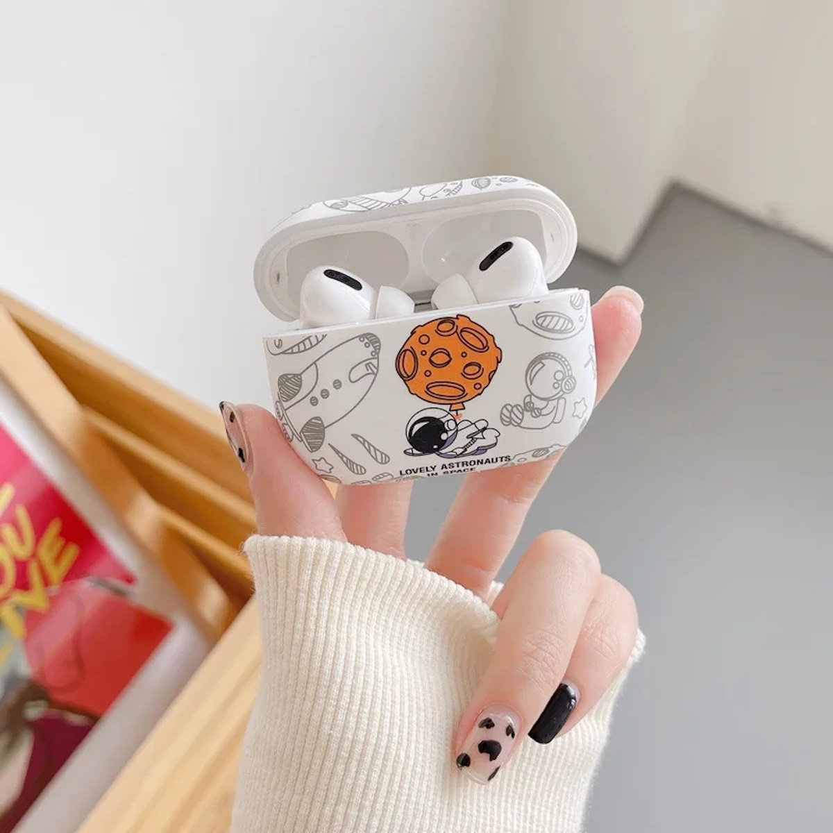 AirPods Pro 3 Astronaut AirPods Case Moon Plane Space Rocket - ChildAngle