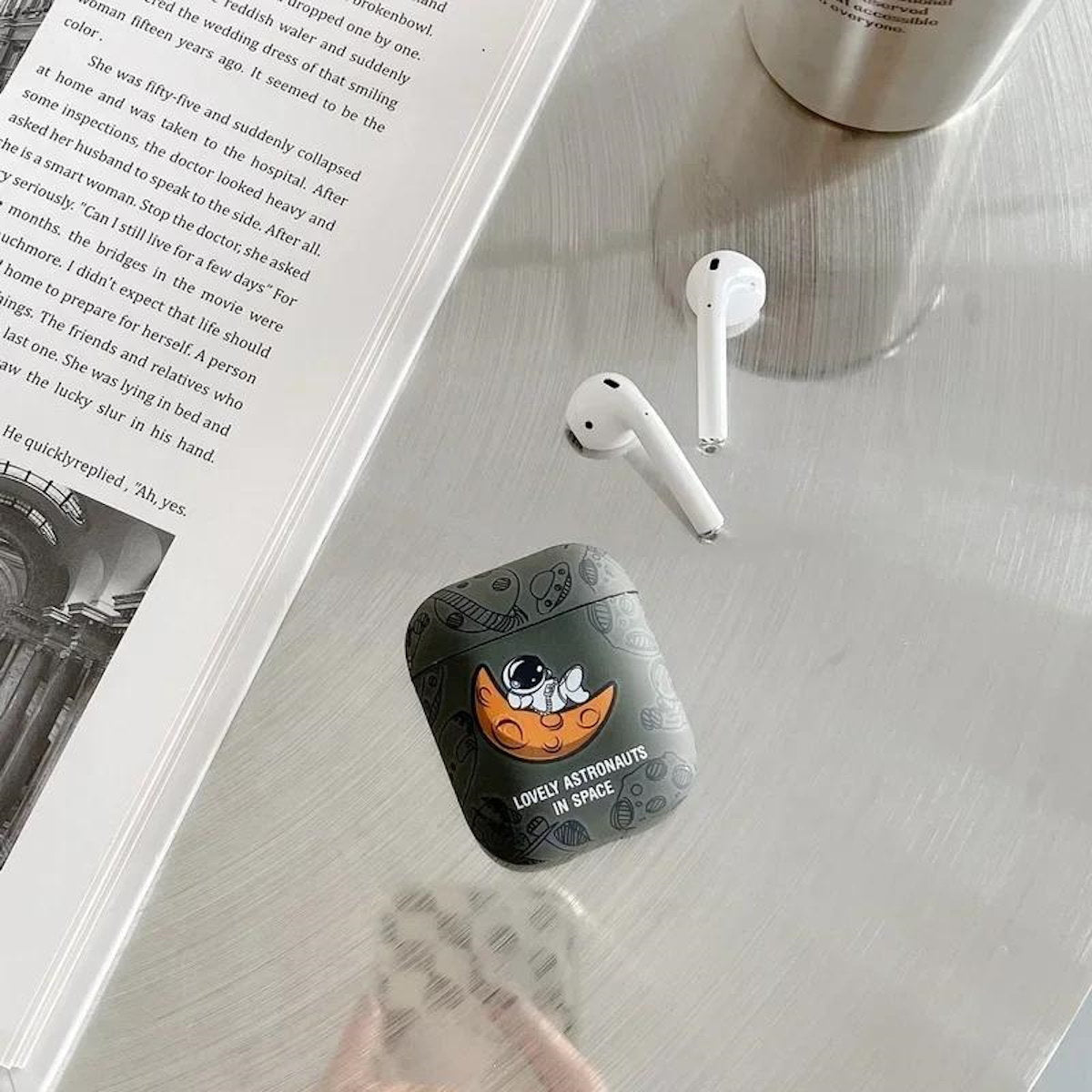 AirPods Pro 3 Astronaut AirPods Case Moon Plane Space Rocket - ChildAngle