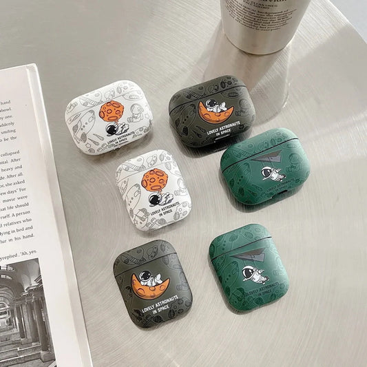 AirPods Pro 3 Astronaut AirPods Case Moon Plane Space Rocket - ChildAngle