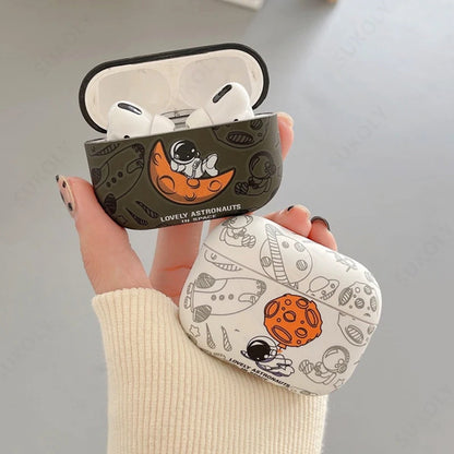 AirPods Pro 3 Astronaut AirPods Case Moon Plane Space Rocket - ChildAngle