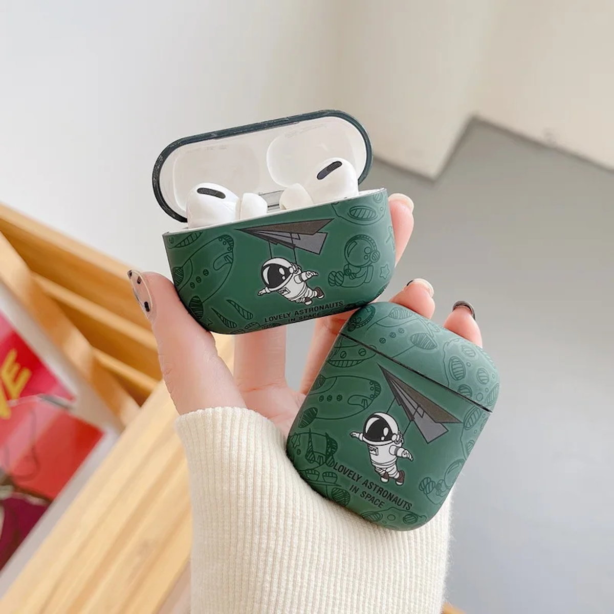 AirPods Pro 3 Astronaut AirPods Case Moon Plane Space Rocket - ChildAngle