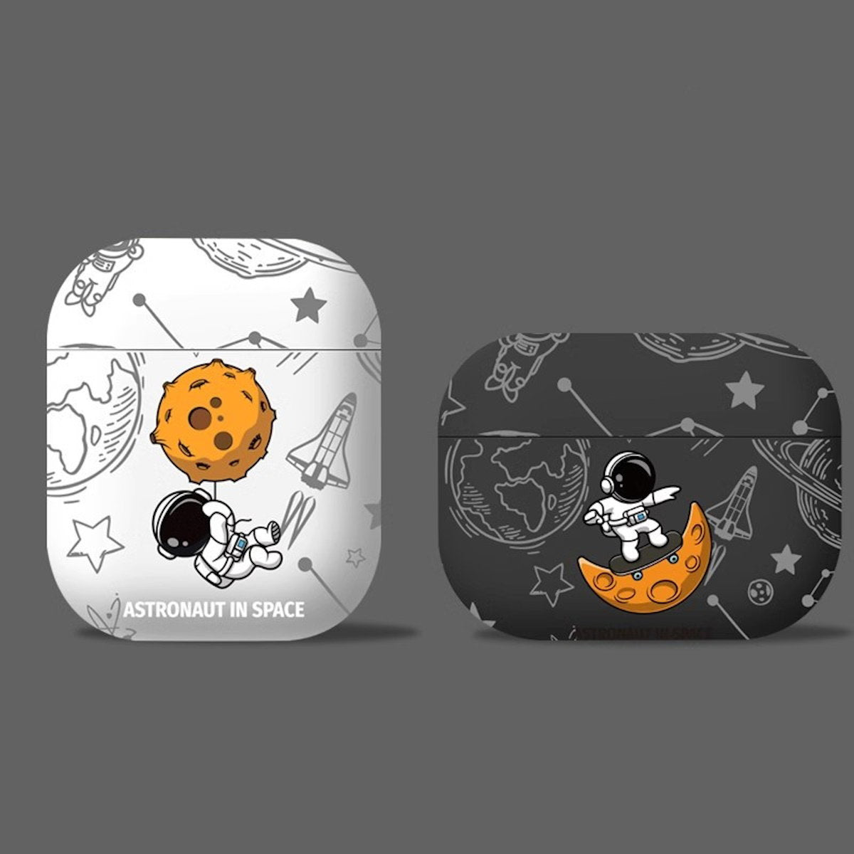 AirPods Pro 3 Astronaut AirPods Case Moon Plane Space Rocket - ChildAngle