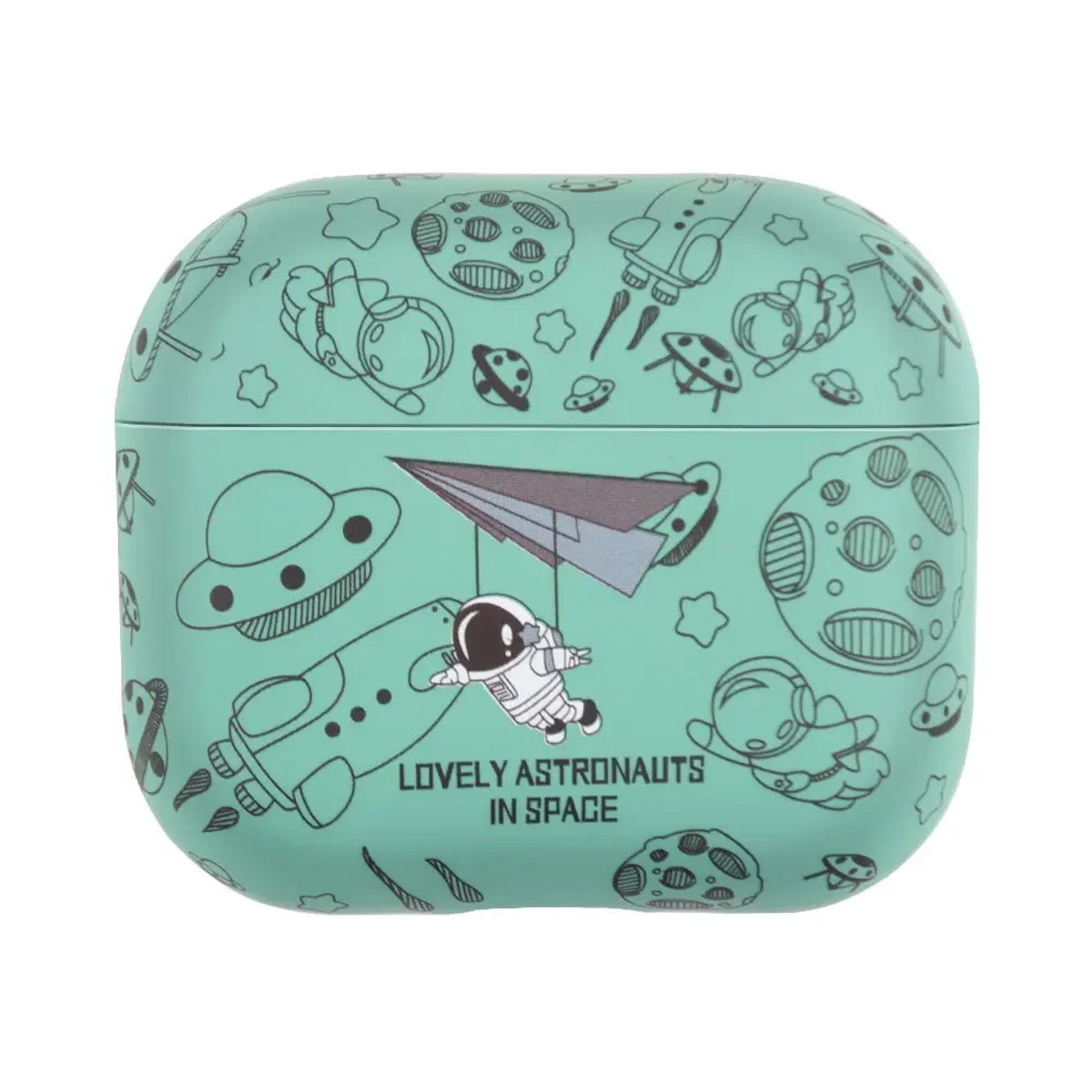 AirPods Pro 3 Astronaut AirPods Case Moon Plane Space Rocket - ChildAngle