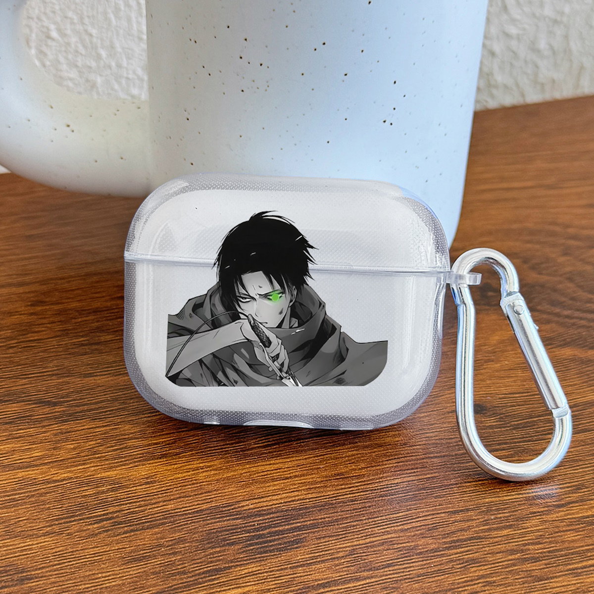 Attack on Titan AirPods Case Eren Jaeger AirPods Case Levi Ackerman AirPods Case Scounting Legion AirPods Case - ChildAngle