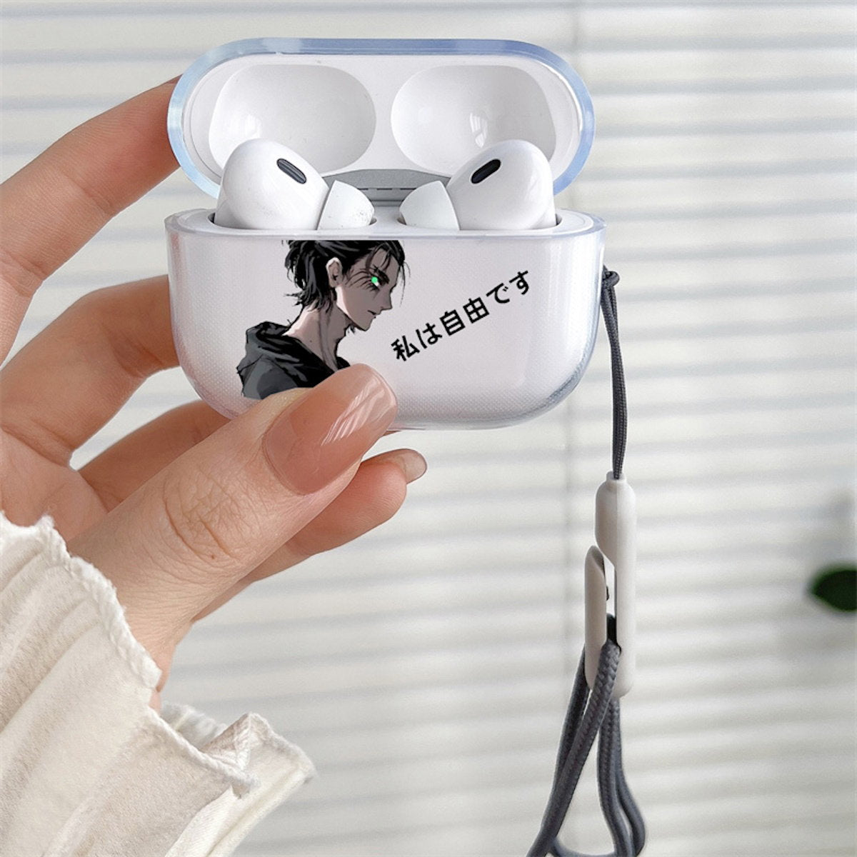 Attack on Titan AirPods Case Eren Jaeger AirPods Case Levi Ackerman AirPods Case Scounting Legion AirPods Case - ChildAngle