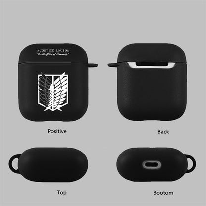 Attack on Titan AirPods Case Eren Jaeger AirPods Case Levi Ackerman AirPods Case Scounting Legion AirPods Case - ChildAngle