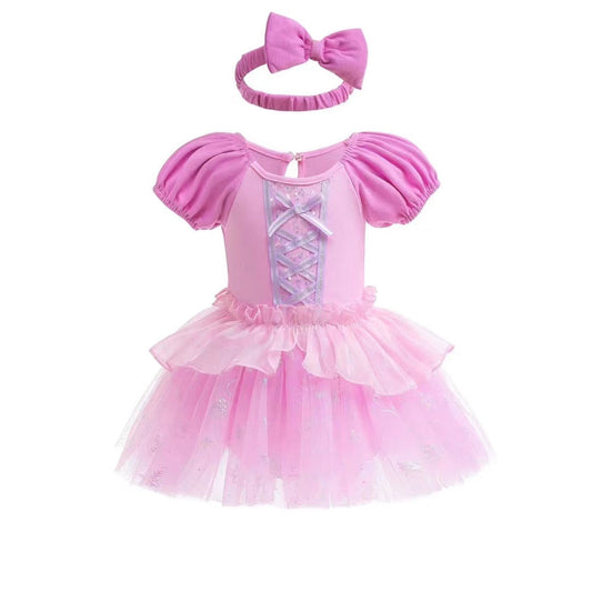 Newborn Baby Girl Birthday Party Dress Tutus Newborn Princess Clothes - ChildAngle