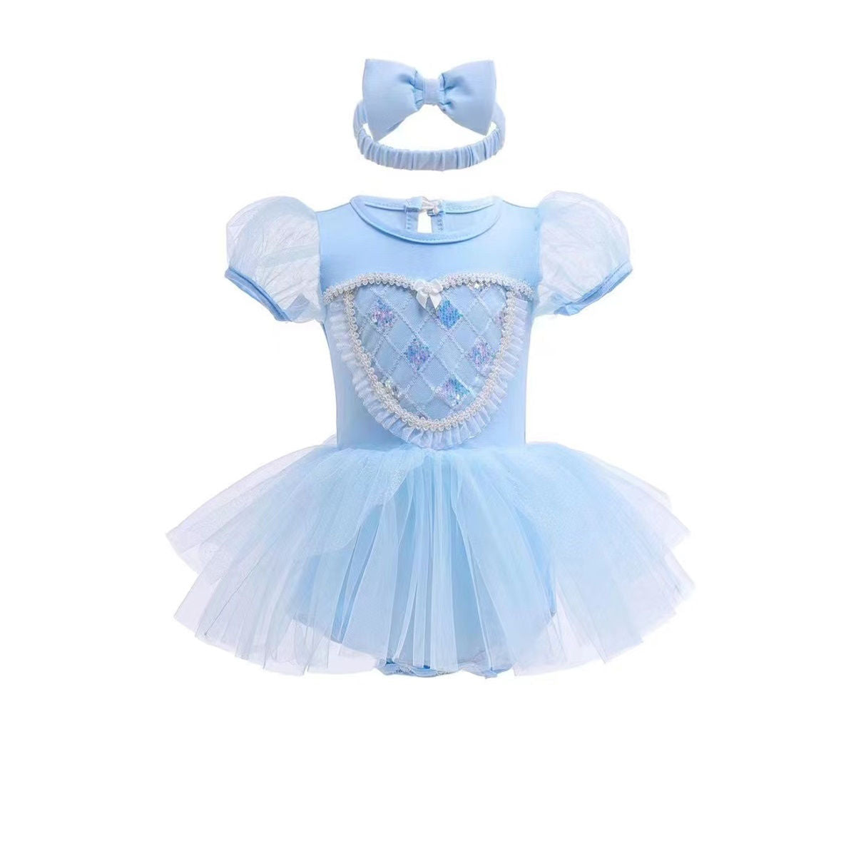 Newborn Baby Girl Birthday Party Dress Tutus Newborn Princess Clothes - ChildAngle