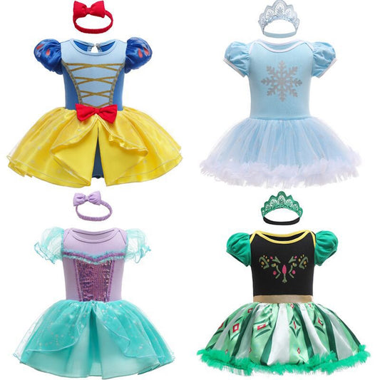 Newborn Halloween Outfits Princess Tutu Party Dress Girls Halloween Outfits - ChildAngle