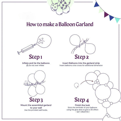 Decorative Balloon Garland and Arch Kits Instruction - ChildAngle