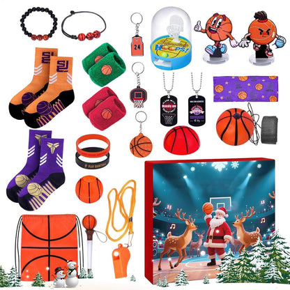 Basketball Advent Calendar Baseball Advent Calendar Christmas Gift for Sports Lovers - ChildAngle