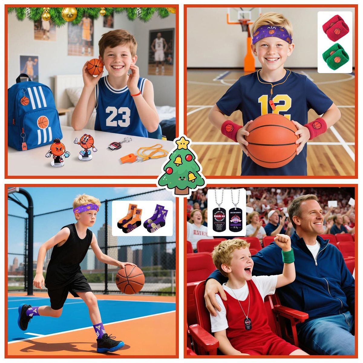 Basketball Advent Calendar Baseball Advent Calendar Christmas Gift for Sports Lovers - ChildAngle