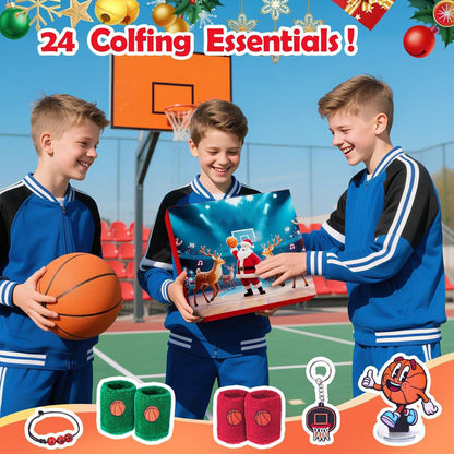 Basketball Advent Calendar Baseball Advent Calendar Christmas Gift for Sports Lovers - ChildAngle
